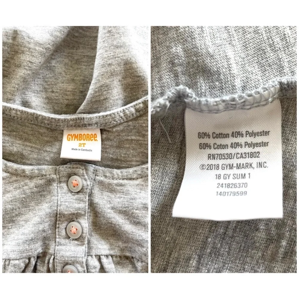 Gymboree Open Shoulder Cotton Top, 2T